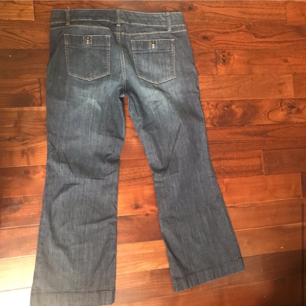 WHBM Denim Trouser Pant 12R - Picture 2 of 5